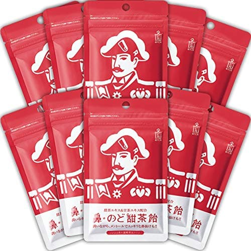 森下仁丹 鼻・のど甜茶飴 38g×10袋