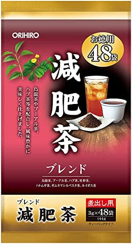 オリヒロ 徳用減肥茶 3g×48袋 杜仲茶 プーアル茶 ギムネマ茶