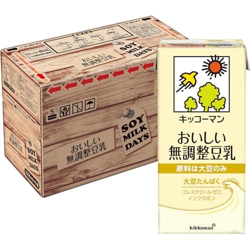 【Amazon.co.jp限定】キッコーマン おいしい無調整豆乳SOYMILK DAYS 1000ml×6本