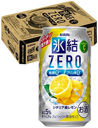 【糖質ゼロ・プリン体ゼロ・人工甘味料ゼロ】 キリン 氷結ZERO シチリア産レモン 缶 (ビタミンC入り)350ml×24本