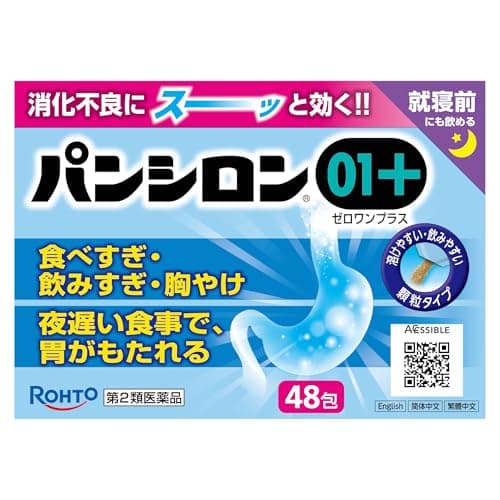 【第2類医薬品】パンシロン01プラス 48包