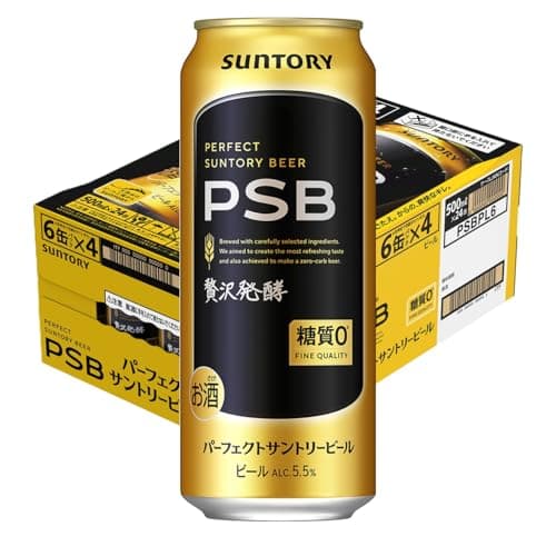 パーフェクトサントリービール PSB 500ml 24本 【糖質ゼロ】 [6缶×4] ビール サントリー [10月よりビールの酒税が下がりました]