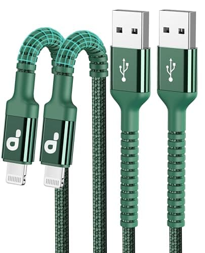iPhone 充電ケーブル 2M 2本セットライトニングケーブル 急速充電 高耐久 データ転送 断線防止あいふぉんじゅうでんコード