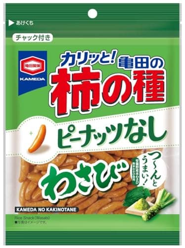 亀田製菓 亀田の柿の種ピーナッツなし わさび 91g×12袋