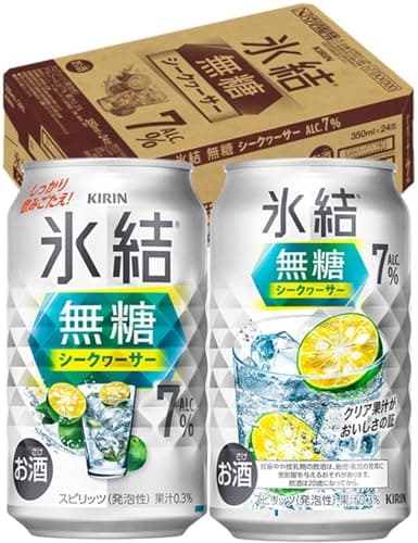 氷結無糖 チューハイ350ml×24本 キリン シークヮーサー ALC.7% サワー 酎ハイ お酒 甘くない