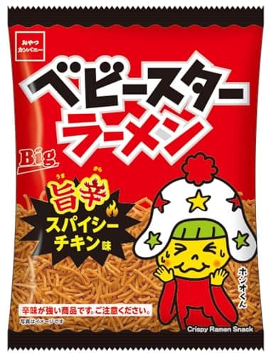 【公式】ベビースターラーメン 旨辛スパイシーチキン味 65g×12袋 おやつカンパニー | 駄菓子 スナック菓子 ラーメンスナック おつまみ おやつ ローリングストック 大人買い おやつカンパニー