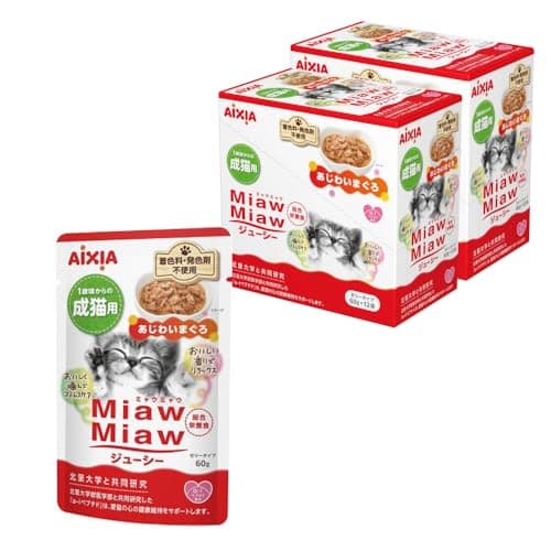 ミャウミャウ (MiawMiaw) ジューシー あじわいまぐろ 60g×24個セット