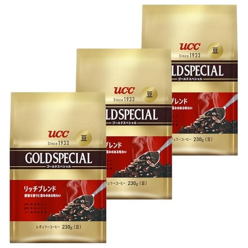 ゴールドスペシャル リッチブレンド 炒り豆 230g×3個【豆のまま】
