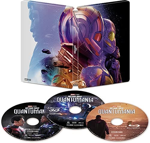 アントマン&ワスプ:クアントマニア 4K UHD MovieNEX スチールブック [4K ULTRA HD+3D+ブルーレイ+デジタルコピー+MovieNEXワールド] [Blu-ray]