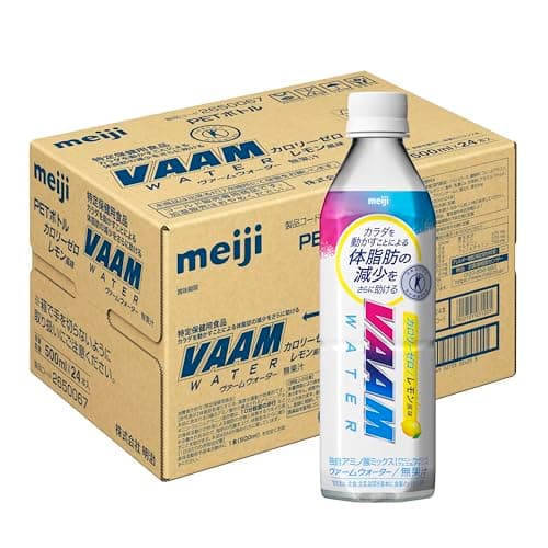 VAAM(ヴァーム) ウォーター 香るレモン風味 500ml×24本 [特定保健用食品] アミノ酸 明治