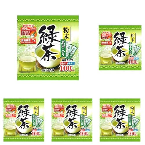 のむらの茶園 粉末玄米入り緑茶スティック 0.5g×100本