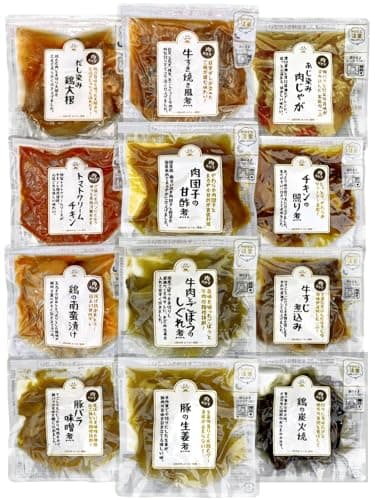 レトルト食品 詰め合わせ おかず 肉 惣菜 ええおかず 12種12食 セット レトルト 常温保存 お惣菜 レンジ 湯煎 食品 備蓄 保存食