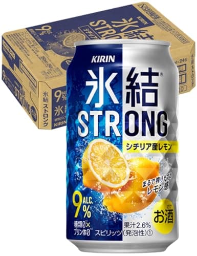 氷結 チューハイ350ml×24本 キリン 氷結ストロング シチリア産レモン レモンサワー 酎ハイ お酒