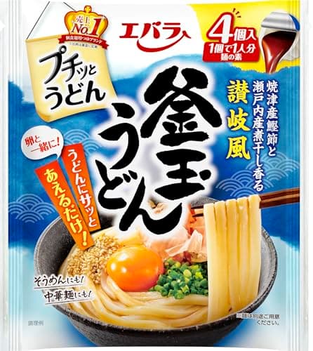 エバラ プチッとうどん 釜玉うどん (23g×4個入) ×4