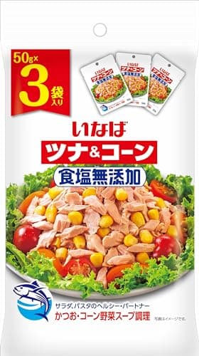 INABA いなば ツナ＆コーン食塩無添加 3P ×4個