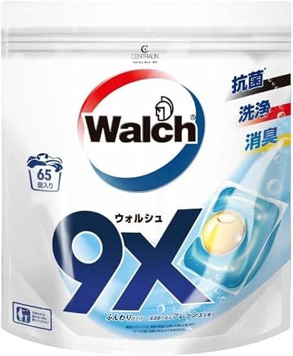 ウォルシュ ジェルマジックボール 時短 抗菌 消臭 柔軟剤入り (詰替65粒) 大容量