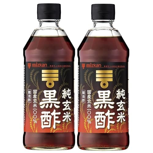 ミツカン 純玄米黒酢 500ml×2本 [ 国産玄米 100%使用 国内醸造 ]