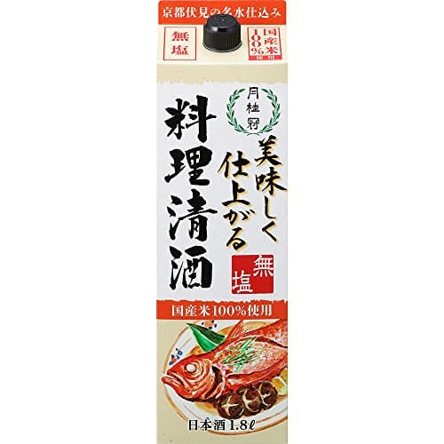 【無塩/本格料理酒】美味しく仕上がる料理清酒パック 月桂冠 [ 日本酒 その他 14 日本 京都府 1800ml 紙パック ]