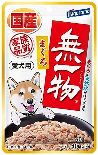 はごろも ドッグフード (国産) 愛犬用 無一物 パウチ まぐろ 60x12個 (まとめ買い)