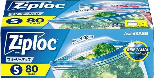 Ziploc ジップロック フリーザーバッグ S80枚入