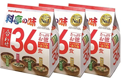 マルコメ 味噌 たっぷりお徳料亭の味 36食×3個