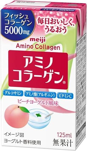 アミノコラーゲンドリンク ピーチヨーグルト風味 125ml×24 明治