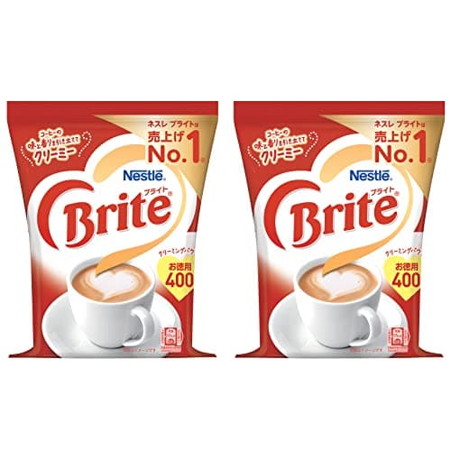 ネスレ ブライト 400g×2袋,266杯分,クリーミングパウダー