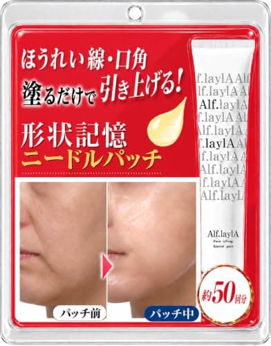 ほうれい線 口角 塗るだけで引き上がる リフトアップ あご たるみ マイクロニードル ナイアシンアミド アルフライラ タイトリフトセラム 50ml