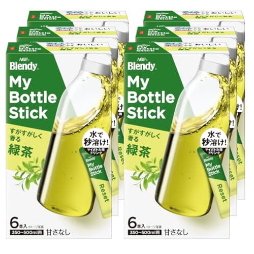 AGF ブレンディ マイボトルスティック すがすがしく香る 緑茶 6本×6箱 【 お茶 】【 粉末 】【 水筒用 】