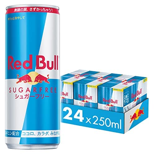 【Amazon.co.jp限定】レッドブル エナジードリンク シュガーフリー 250mlx24本