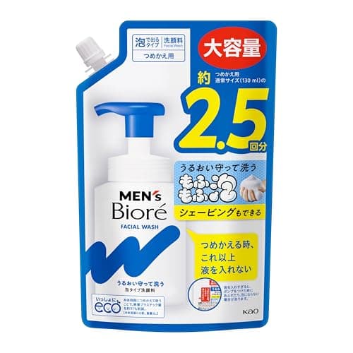 メンズビオレ 泡タイプ洗顔 スパウト 詰替え用 330ミリリットル (x 1)