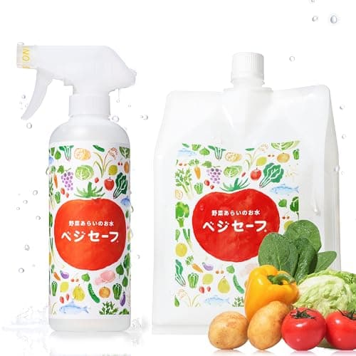 ベジセーフ 野菜洗い 400ml+1200ml 詰め替えセット