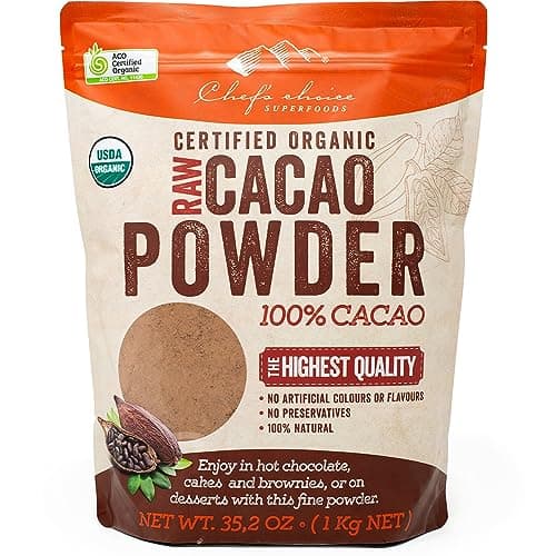 シェフズチョイス オーガニックローカカオパウダー Organic Raw Cacao Powder (3 : 1kg×1袋)