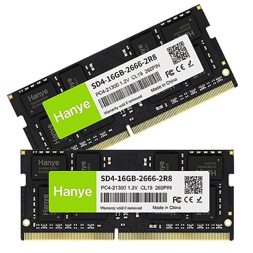 ノートPC用メモリ PC4-21300(DDR4-2666) 32GB(16GBx2枚) SODIMM Hanye 1.2V CL19 260pin SD4-16GB-2666-2R8 国内正規代理店品
