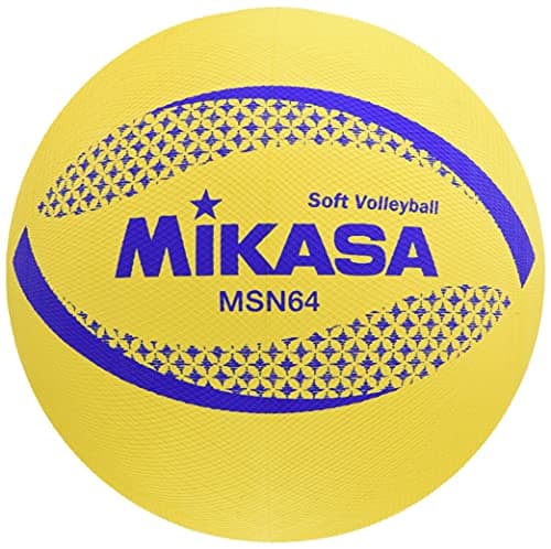 ミカサ(MIKASA) カラーソフトバレーボール 円周64cm 重量150g(イエロー) MSN64-Y