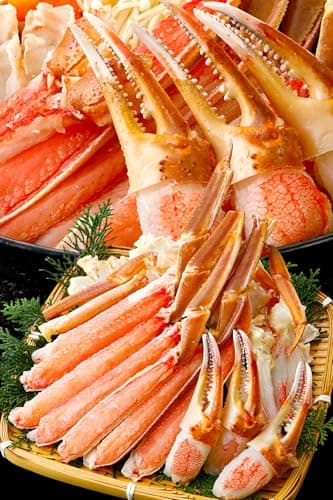 カット済み 生 ズワイガニ 700g セット (総重量1kg) 殻半分 カット ずわい蟹 カニ 生食可 特大 ハーフ ポーション 冷凍 カニ鍋 カニ刺し ギフト プレゼント
