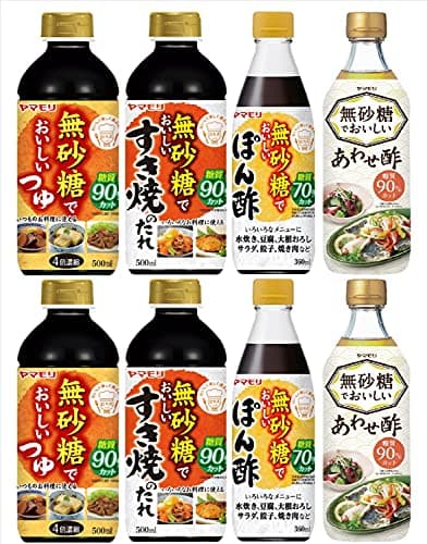 ヤマモリ 無砂糖調味料 8本セット ※時期によりセット内容に変更あり