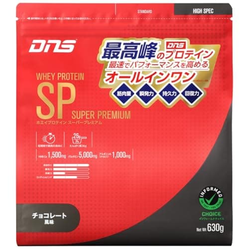 DNS ホエイプロテイン SP チョコレート風味 630g オールインワン 国内製造 HMB グルタミン アルギニン シトルリン 筋トレ 水で飲める