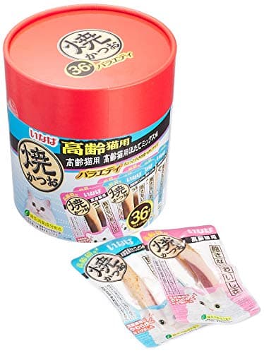 Figaro(フィガロ) 焼かつお 高齢猫用 バラエティ 36本 猫用おやつ