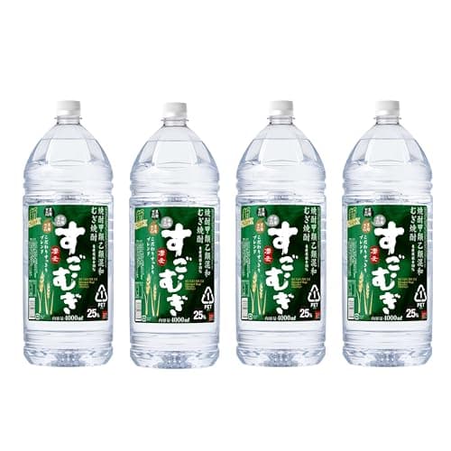 合同酒精 すごむぎ 25% 4000mlペット [ 焼酎 25% 日本 4L×4本 ]