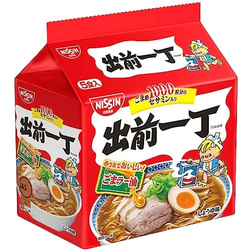 日清食品 出前一丁 5食パック インスタント袋麺 510g×6パック
