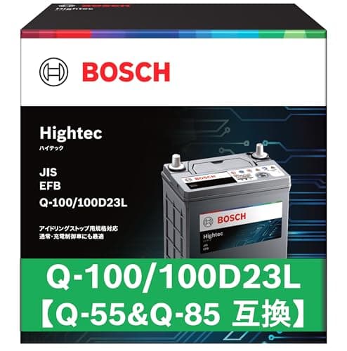 BOSCH (ボッシュ) 国産車バッテリー HT-Q-100/100D23L Hightec JIS EFB