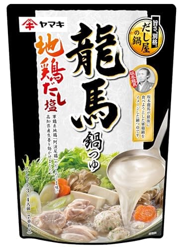 ヤマキ 龍馬鍋つゆ 地鶏だし塩 700g ×4個