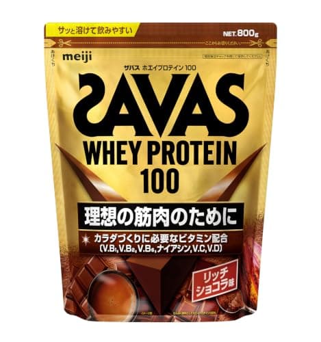 明治 ザバス(SAVAS) ホエイプロテイン100 リッチショコラ味 800g
