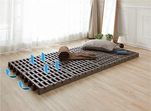 T3 すのこベッド ポリプロピレン ベッド ベット ふとん下すのこ8個セット シングルサイズ 日本製 押入れ マット ベット カビ 湿気