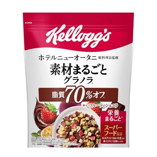 ケロッグ 素材まるごとグラノラ 脂質70%オフ 華やぐフルーティショコラ 350g ×6袋