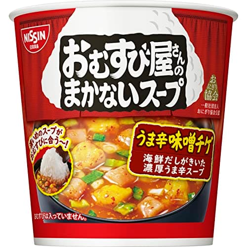 日清食品 おむすび屋さんのまかないスープ うま辛味噌チゲ インスタントスープ 13g×6個