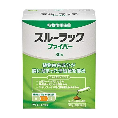 【指定第2類医薬品】スルーラックファイバー 30包