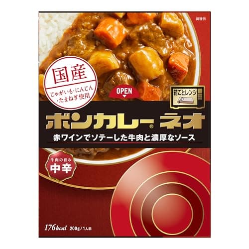 ボンカレー 大塚食品 ボンカレーネオ 牛肉の旨み 中辛 200g ×5個