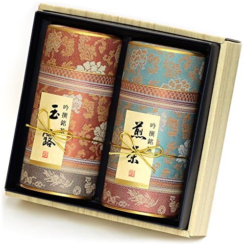 京都利休園 お茶 玉露・煎茶詰合せ 玉露80g 煎茶80g お歳暮 お茶 ギフト セット 国産 茶葉 京西陣-302 MG-302